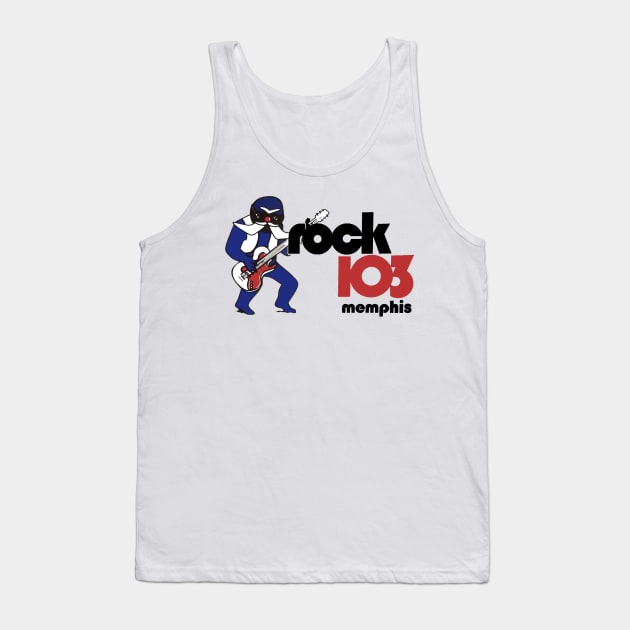 WEGR Rock 103 Retro Walrus Tank Top by RetroZest